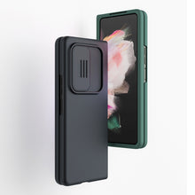 Заредете изображение във визуализатора на галерията – Nillkin CamShield Silky Silicone Case Cover with Camera Cover for Samsung Galaxy Z Fold 3 black - TopMag
