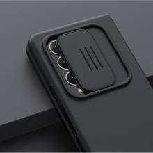 Заредете изображение във визуализатора на галерията – Nillkin CamShield Silky Silicone Case Cover with Camera Cover for Samsung Galaxy Z Fold 3 black - TopMag
