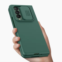Заредете изображение във визуализатора на галерията – Nillkin CamShield Silky Silicone Case Cover with Camera Cover for Samsung Galaxy Z Fold 3 black - TopMag
