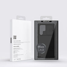 Заредете изображение във визуализатора на галерията – Nillkin CamShield Silky Silicone Case Cover with Camera Cover for Samsung Galaxy S22 Ultra black - TopMag
