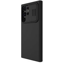 Заредете изображение във визуализатора на галерията – Nillkin CamShield Silky Silicone Case Cover with Camera Cover for Samsung Galaxy S22 Ultra black - TopMag
