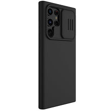 Заредете изображение във визуализатора на галерията – Nillkin CamShield Silky Silicone Case Cover with Camera Cover for Samsung Galaxy S22 Ultra black - TopMag
