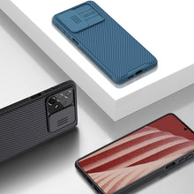 Заредете изображение във визуализатора на галерията – Nillkin CamShield Pro Case Armored Case Pouch Camera Cover Samsung Galaxy A73 Black - TopMag
