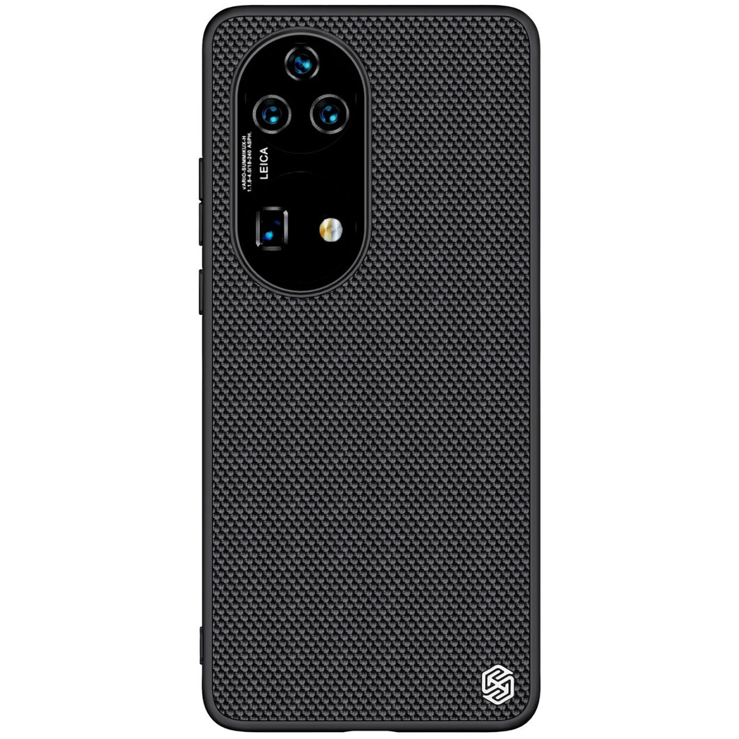 Nillkin Textured Case a durable reinforced case with a gel frame and nylon on the back Huawei P50 Pro black - TopMag