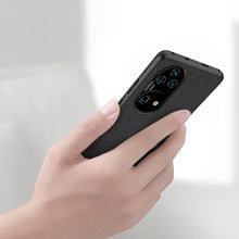 Заредете изображение във визуализатора на галерията – Nillkin Textured Case a durable reinforced case with a gel frame and nylon on the back Huawei P50 Pro black - TopMag
