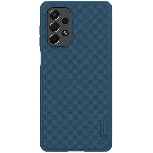 Nillkin Super Frosted Shield Pro durable cover for Samsung Galaxy A73 blue - TopMag