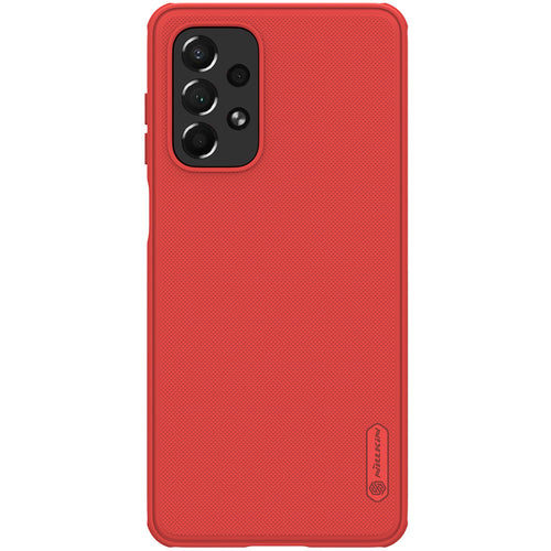 Nillkin Super Frosted Shield Pro durable cover for Samsung Galaxy A73 red - TopMag