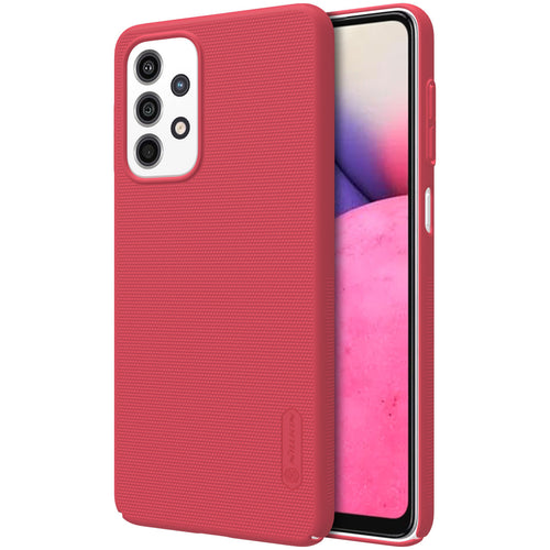 Nillkin Super Frosted Shield reinforced case cover + stand Samsung Galaxy A33 5G red - TopMag