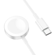 Заредете изображение във визуализатора на галерията – Borofone Wireless induction charger BQ21 for iWatch white
