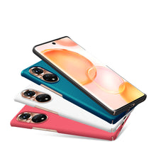 Заредете изображение във визуализатора на галерията – Nillkin Super Frosted Shield toughened case cover + stand Honor 50 black - TopMag
