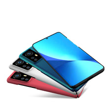Заредете изображение във визуализатора на галерията – Nillkin Super Frosted Shield toughened case cover + stand Xiaomi 12 black - TopMag
