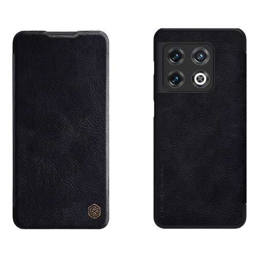 Nillkin Qin leather holster for OnePlus 10 Pro black - TopMag