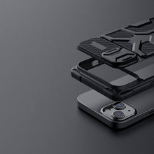 Заредете изображение във визуализатора на галерията – Nillkin Adventruer Case iPhone 13 case armored cover with camera cover black - TopMag
