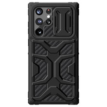 Заредете изображение във визуализатора на галерията – Nillkin Adventruer Case Case for Samsung Galaxy S22 Ultra Armored Cover with Camera Cover Black - TopMag
