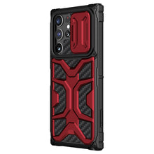 Заредете изображение във визуализатора на галерията – Nillkin Adventruer Case Case for Samsung Galaxy S22 Ultra Armored Cover with Camera Cover Red - TopMag
