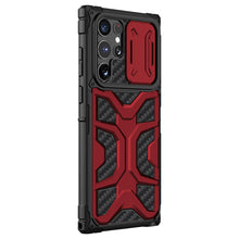 Заредете изображение във визуализатора на галерията – Nillkin Adventruer Case Case for Samsung Galaxy S22 Ultra Armored Cover with Camera Cover Red - TopMag
