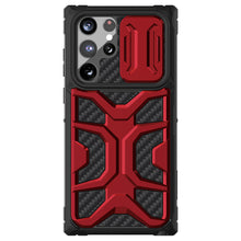Заредете изображение във визуализатора на галерията – Nillkin Adventruer Case Case for Samsung Galaxy S22 Ultra Armored Cover with Camera Cover Red - TopMag
