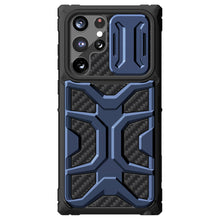Заредете изображение във визуализатора на галерията – Nillkin Adventruer Case Case for Samsung Galaxy S22 Ultra Armored Cover with Camera Cover Blue - TopMag
