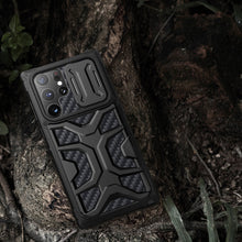 Заредете изображение във визуализатора на галерията – Nillkin Adventruer Case Case for Samsung Galaxy S22 Ultra Armored Cover with Camera Cover Blue - TopMag
