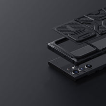 Заредете изображение във визуализатора на галерията – Nillkin Adventruer Case Case for Samsung Galaxy S22 Ultra Armored Cover with Camera Cover Blue - TopMag
