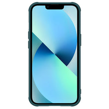 Заредете изображение във визуализатора на галерията – Nillkin CamShield Leather Case iPhone 13 cover with camera cover green - TopMag
