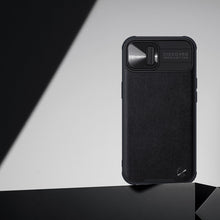 Заредете изображение във визуализатора на галерията – Nillkin CamShield Leather Case iPhone 13 cover with camera cover green - TopMag
