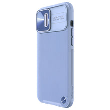 Заредете изображение във визуализатора на галерията – Nillkin CamShield Leather Case for iPhone 13 Pro Max Camera Cover Purple - TopMag
