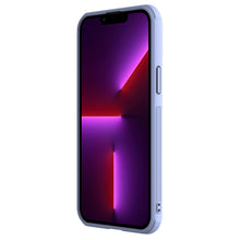 Заредете изображение във визуализатора на галерията – Nillkin CamShield Leather Case for iPhone 13 Pro Max Camera Cover Purple - TopMag

