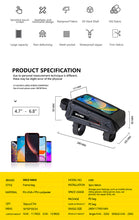 Заредете изображение във визуализатора на галерията – WILDMAN Bicycle bag M90 waterproof 1,2L
