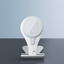 Заредете изображение във визуализатора на галерията – Nillkin stand with 15W MagSafe wireless charger silver (NKT11) - TopMag
