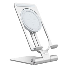 Заредете изображение във визуализатора на галерията – Nillkin PowerHold Mini Stand Smartphone Stand with Qi Wireless Charger 15W Silver (NKT01) - TopMag
