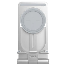 Заредете изображение във визуализатора на галерията – Nillkin PowerHold Mini Stand Smartphone Stand with Qi Wireless Charger 15W Silver (NKT01) - TopMag
