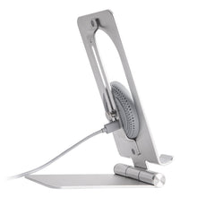 Заредете изображение във визуализатора на галерията – Nillkin PowerHold tablet stand with 15W Qi wireless charger silver (NKT01) - TopMag
