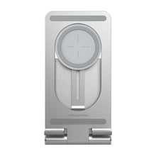 Заредете изображение във визуализатора на галерията – Nillkin PowerHold tablet stand with 15W Qi wireless charger silver (NKT01) - TopMag

