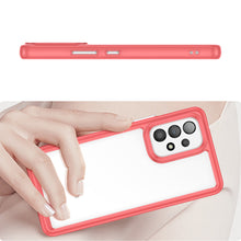 Заредете изображение във визуализатора на галерията – Outer Space Case for Samsung Galaxy A53 5G cover with a flexible frame red
