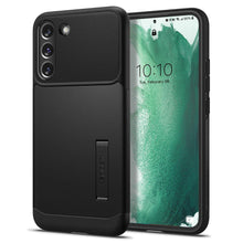 Заредете изображение във визуализатора на галерията – SPIGEN SLIM ARMOR GALAXY S22 + PLUS BLACK - TopMag
