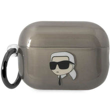 Заредете изображение във визуализатора на галерията – Karl Lagerfeld KKLAP2HNIKTCK Airpods Pro 2 cover black/black Ikonik Karl Lagerfeld
