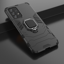 Заредете изображение във визуализатора на галерията – Ring Armor tough hybrid case cover + magnetic holder for Samsung Galaxy A73 black - TopMag
