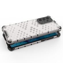 Заредете изображение във визуализатора на галерията – Honeycomb case armored cover with a gel frame for Samsung Galaxy A73 black - TopMag
