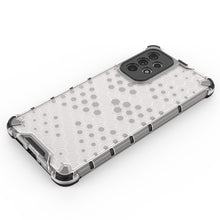 Заредете изображение във визуализатора на галерията – Honeycomb case armored cover with a gel frame for Samsung Galaxy A73 transparent - TopMag

