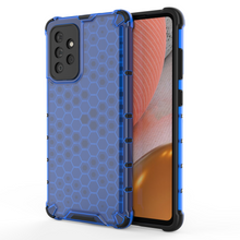Заредете изображение във визуализатора на галерията – Honeycomb case armored cover with a gel frame for Samsung Galaxy A53 5G blue - TopMag
