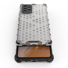 Заредете изображение във визуализатора на галерията – Honeycomb case armored cover with a gel frame for samsung galaxy a53 5g transparent - TopMag
