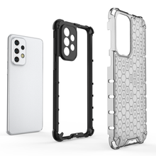 Заредете изображение във визуализатора на галерията – Honeycomb case armored cover with a gel frame for Samsung Galaxy A33 5G black - TopMag
