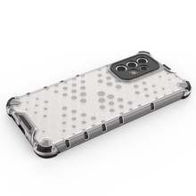 Заредете изображение във визуализатора на галерията – Honeycomb case armored cover with a gel frame for Samsung Galaxy A33 5G blue - TopMag
