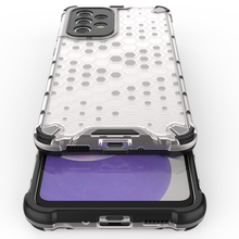 Заредете изображение във визуализатора на галерията – Honeycomb case armored cover with a gel frame for Samsung Galaxy A33 5G blue - TopMag
