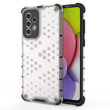 Заредете изображение във визуализатора на галерията – Honeycomb case armored cover with a gel frame for Samsung Galaxy A33 5G transparent - TopMag
