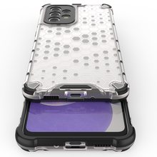 Заредете изображение във визуализатора на галерията – Honeycomb case armored cover with a gel frame for Samsung Galaxy A33 5G transparent - TopMag
