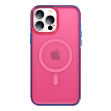 Заредете изображение във визуализатора на галерията – Kingxbar PQY Fluorescence Series Magnetic Case for iPhone 13 Housing Cover Red (MagSafe Compatible) - TopMag
