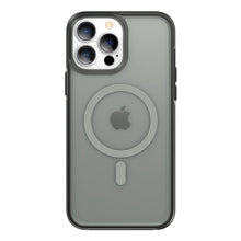 Заредете изображение във визуализатора на галерията – Kingxbar PQY Fluorescence Series Magnetic Case for iPhone 13 Housing Cover Black (MagSafe Compatible) - TopMag
