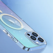 Заредете изображение във визуализатора на галерията – Kingxbar PQY Elegant Series Magnetic Case for iPhone 13 Cover Rainbow Cover (MagSafe Compatible) - TopMag
